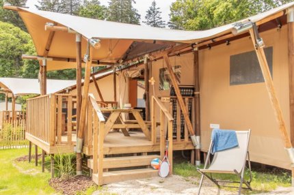 Tente Lodge - 2 chambres + 1 chambre " cabane " - Les Ormes, Domaine & Resort