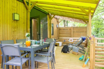 Mobil-home Privilège climatisé 2 chambres - Eden Villages Les Truffières de Dordogne