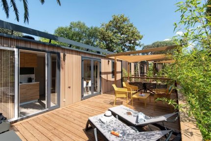 Lodge 3 Prestige (3 slaapkamers, 40 m², 2 badkamers) airconditioning, TV, vaatwasser - L'Hippocampe