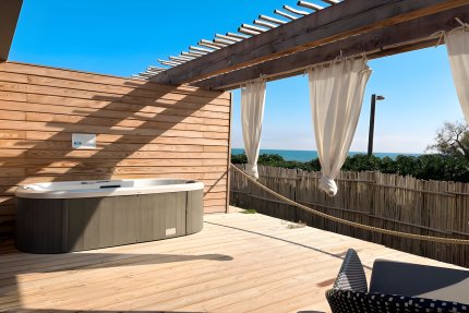 Cottage Seaview Suite 1Ch 2pers - La Clape Village