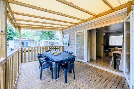 Mobil Home 5 pièces 8/10 Personnes Climatisé + TV - L'Arbre d'Or