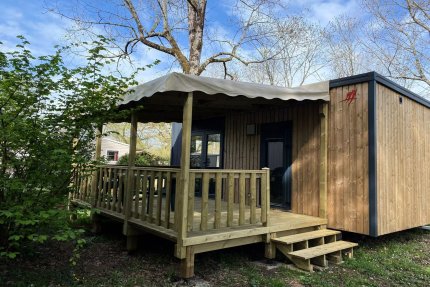 Mobil Home Premium 2 Pièces 2 Personnes Climatisé + TV - La Clairière