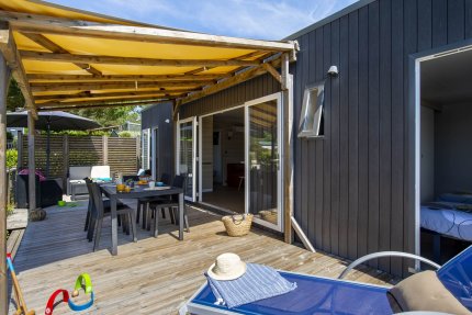 Mobilheim PREMIUM - 2 Schlafzimmer - 2 Badezimmer - Elternsuite - Les Dunes - Romanée