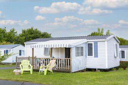 Mobile-home COMFORT - 2 bedrooms - air-conditioning - La Ferme de la Serraz - Romanée