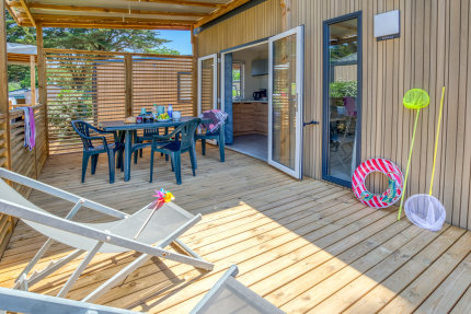 Mobil-home Bahia 4 personnes - Vue mer - Les Peupliers