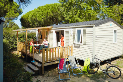Mobil-home Famille Éco 6 personnes - Les Peupliers