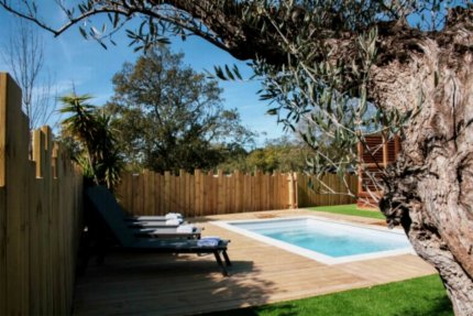 Prestige Piscine C&#244;t&#233; Vignes 4 pers -2 SDB - Les M&#251;res