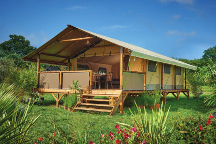 Tente Ciela Nature Lodge - 2 chambres - Cuisine équipée – Salle de bain - de La Liez