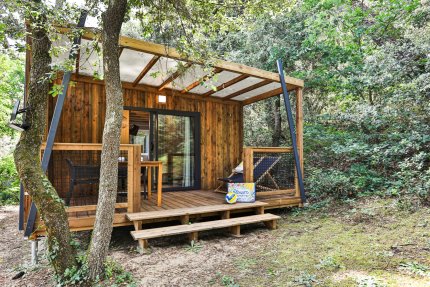 Mobilhome Bois Premium 16m² - 1 habitación + terraza cubierta 8m² - Les Dunes