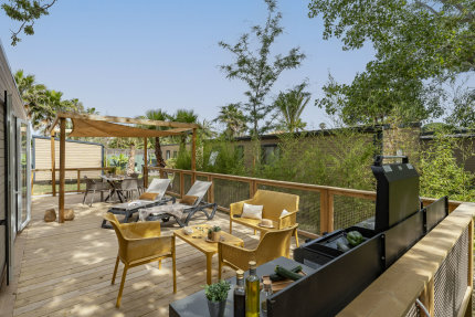 Lodge 2 Prestige (2 chambres, 35 m², 1 salle d'eau) terrasse, climatisé, TV - La Sirène