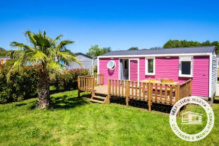 Mobil Home Confort 4 Pièces 6 Personnes Climatisé + TV - Taxo les Pins