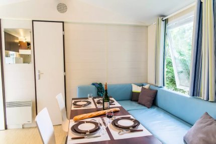 Mobil Home 4 Pièces 6 Personnes Climatisé + TV - La Croix du Sud