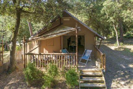 Tente Lodge 6 pers 3 Ch 1 Sdb *** - Le Logis