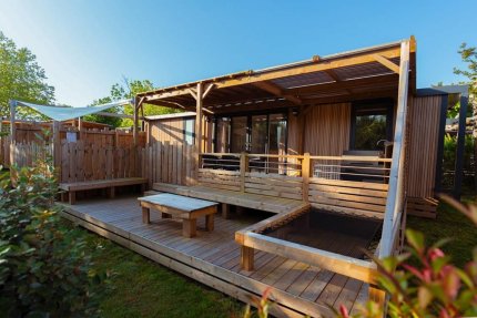 Cottage 6p 3ch 2sdb Premium clim Terrasse XXL - Domaine de la Rive