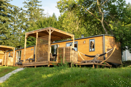 Stacaravan Sunelia Luxe 40m² 3 slaapkamers 2 badkamers - airconditioning - Le Séquoia