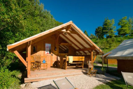 Tent Lodge 4p 2 Bdrms *** air-con - Les Bois du Chatelas