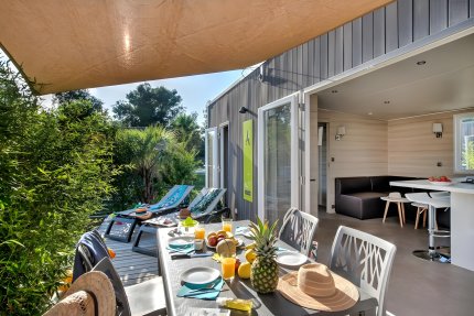Mobil home Ciela Prestige-2 chambres dont 1 suite parentale - draps, serviettes et barbecue inclus - Les Marsouins