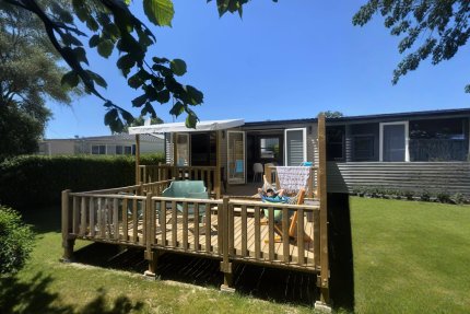 Mobil Home Côté Jardin 3 Pièces 4 Personnes + TV - Kersentic