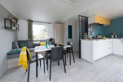 Mobil home Ciela Prestige - 3 chambres - draps coton, couvertures, oreillers et serviettes fournis. - Terra Verdon