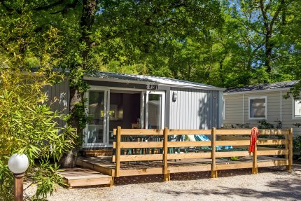 Stacaravan Sirène 2 Confort (2 slaapkamers, 33m²) terras, airconditioning, TV - Le Bois de Valmarie