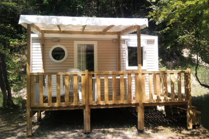 Mobil-Home Confort 18m² (1 bedroom) + covered terrace 9m² + TV - Cap Finistère