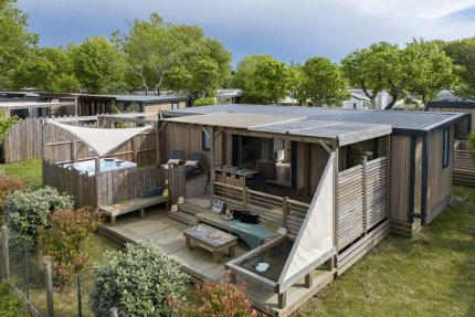 Cottage 6p 3ch 2sdb Premium clim spa - Domaine de la Rive
