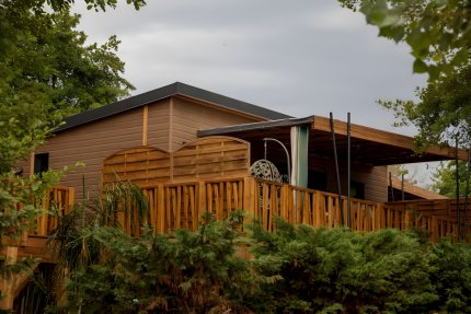 Lodge Prestige auf Stelzen meerblick 7p 3Zi SPA - Merendella