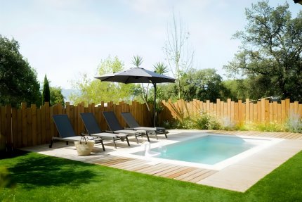 Prestige Pool Vineyard side 6 persons - Les Mûres