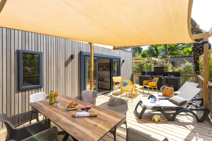 Lodge 2 Prestige,Pedestrian district (2 bedrooms, 35 m², 1 bathroom) terrasse, airconditioning, TV - La Sirène