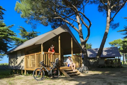 NEW // Tente Lodge Confort sans sanitaire - 2 chambres - Monplaisir