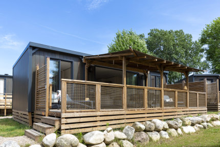 Luxe vakantiehuis met airconditioning voor 4 personen, met 2 slaapkamers en 2 badkamers. - Domaine des Bans