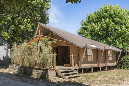 Tente Lodge Cristal 6 p 3 Ch 1 Sdb *** - Le Moteno