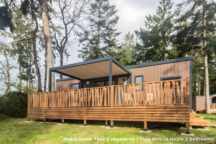Mobile home - 3 chambres - 2 salles de douche - version Taos - Les Ormes, Domaine & Resort