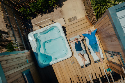 Garden Family PRESTIGE - 4 salle d'eau + 4 WC + Jacuzzi - Les Méditerranées - Beach Garden