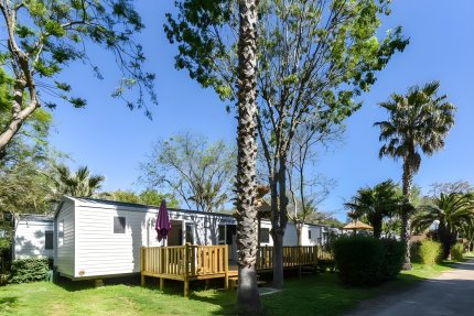 Mobile home FAMILY XL 3 bedrooms, 2 bathrooms, dishwasher + air conditioning + PLANCHA + TV AND WIFI - Les Galets