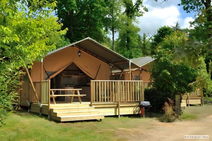 ZELT - 2 Schlafzimmer - 1 Badezimmer - SAFARI LODGE - 35 m2 - - La Garangeoire