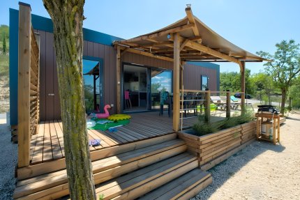 Mobilheim Ciela Prestige – 3 Schlafzimmer, darunter 1 Master-Suite – Bettwäsche, Handtücher und Grill inklusive - Le Pommier