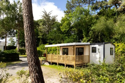 Mobilheim Premium 40m² (3 Schlafzimmer ) + Terrasse + TV + geschirrspüler - Le Vieux Moulin