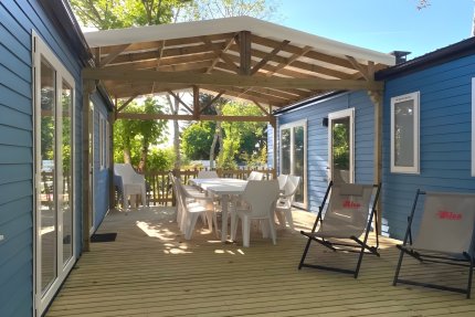 Mobil-home Tribu+ 12 personnes 6 chambres 2 sdb - Le Nid d'Eté