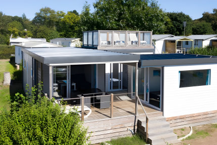 Mobil-home PREMIUM - 2 chambres - 2 salles d'eau - SPA - Au Bocage du Lac