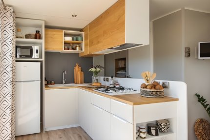 Mobil-home Premium 6 personnes 3 chambres 2 sdb - Le Nid d'Eté