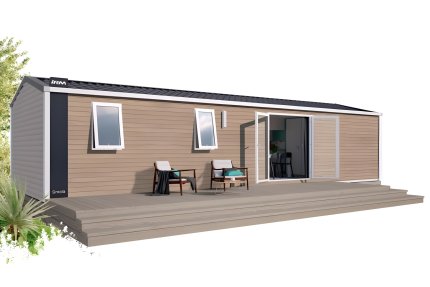Mobil-home Confort+ 8 personnes 4 chambres 37m² - Le Nid d'Eté