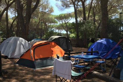 Bay for tent 2 places (2X2) - Village Rocchette
