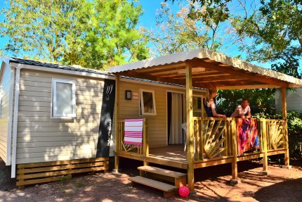 Mobil Home Confort Plus 3 Pièces 4 Personnes Climatisé + TV - Les Rivières