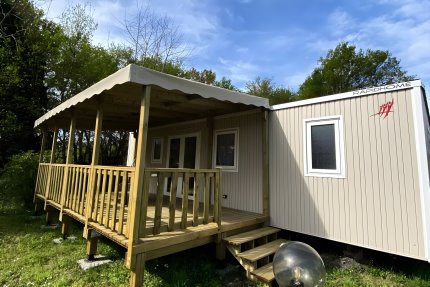 Mobil Home Premium+ 3 Pièces 4 Personnes Climatisé + TV - La Clairière