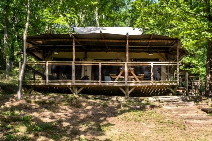 Tente Lodge Premium Safari Okavango 3 Pièces 6 Personnes - La Serre