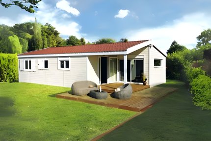 Chalet Confort+ 7 personnes 3 chambres 70m² - L'Orée du Bois