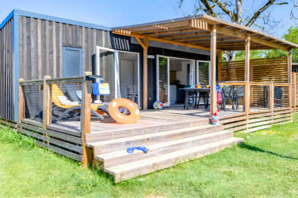 Homeflower Premium 29m² - 2 kamers + overdekt terras + TV + lakens + handdoeken + CLIM - Les Ondines