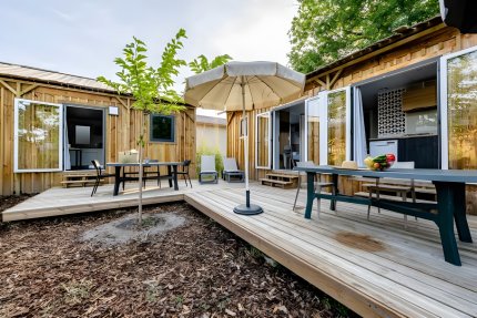 Cabane Twin 10 p 5 Ch 3 Sdb **** - Domaine Les Carrelets de Soulac