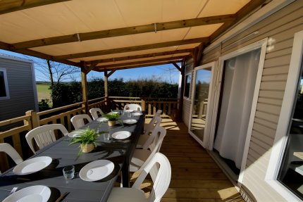 Le Large, Mobil Home 4 CH / 8-10 pers + LV - Ostrea